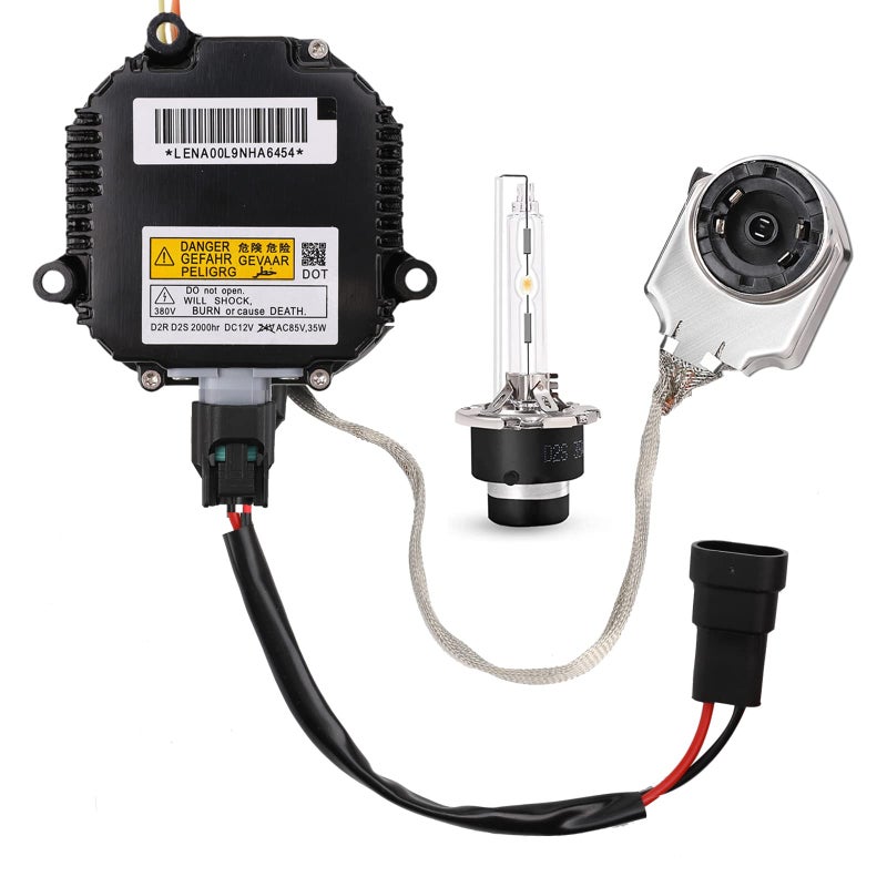 Yikesai Xenon HID Headlight Ballast Control Unit with Igniter & D2S Bulb - Compatible with Nissan Altima, 350Z, Maxima, Murano, Rogue, Infiniti G35, G37, FX35- Replaces 28474-8991A 28474-89904 NZMNS111LAN - Image 1
